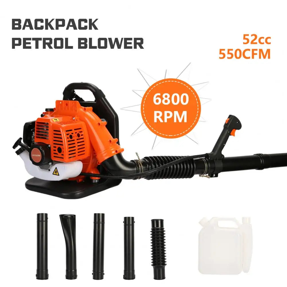 Gas Powered Backpack Leaf Blower with Adjustable Nozzle