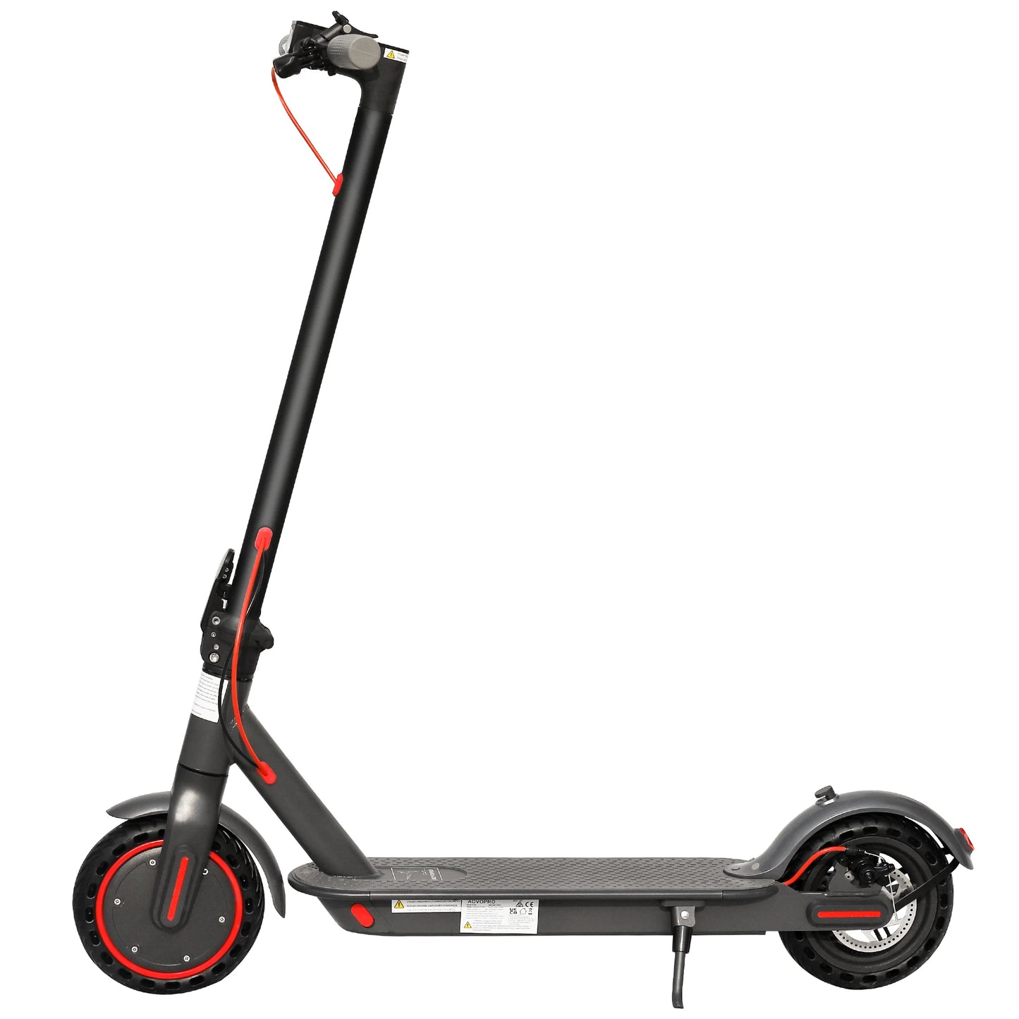 Foldable Electric Scooter with LED Lighting and Solid Tires