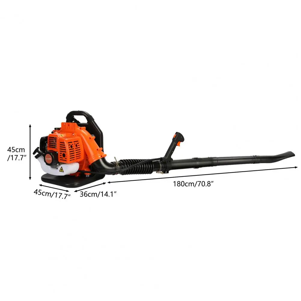 Gas Powered Backpack Leaf Blower with Adjustable Nozzle