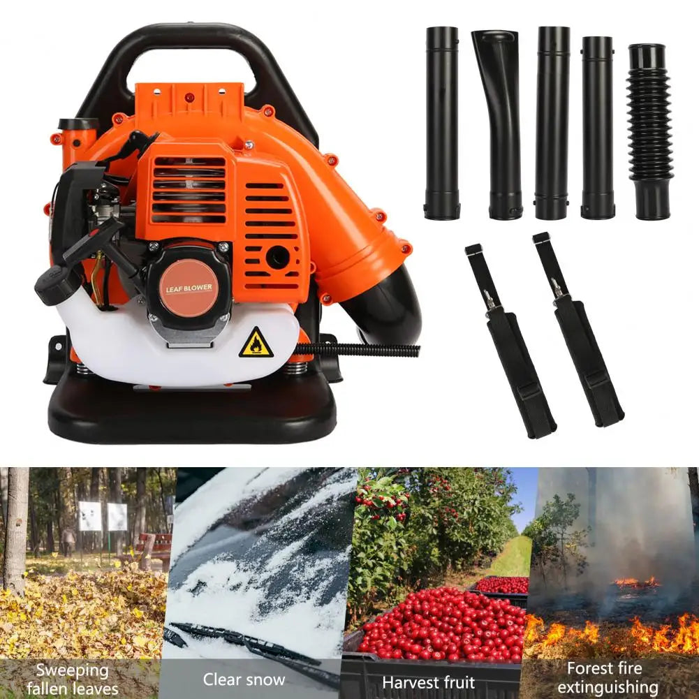 Gas Powered Backpack Leaf Blower with Adjustable Nozzle