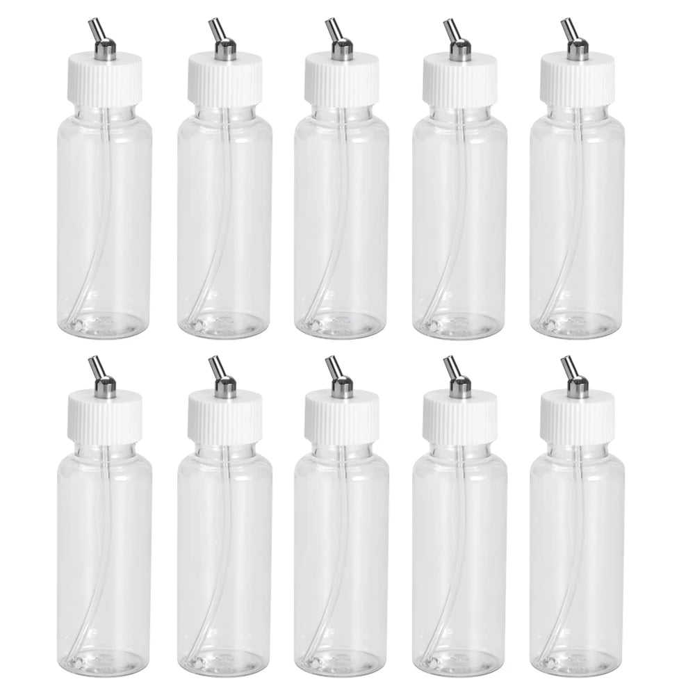 Airbrush Paint Cup Set 80cc Plastic Bottles