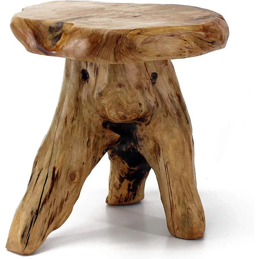 Handcrafted Cedar Mushroom Stool