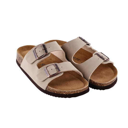 Cross Strap Leather Insole Sandals