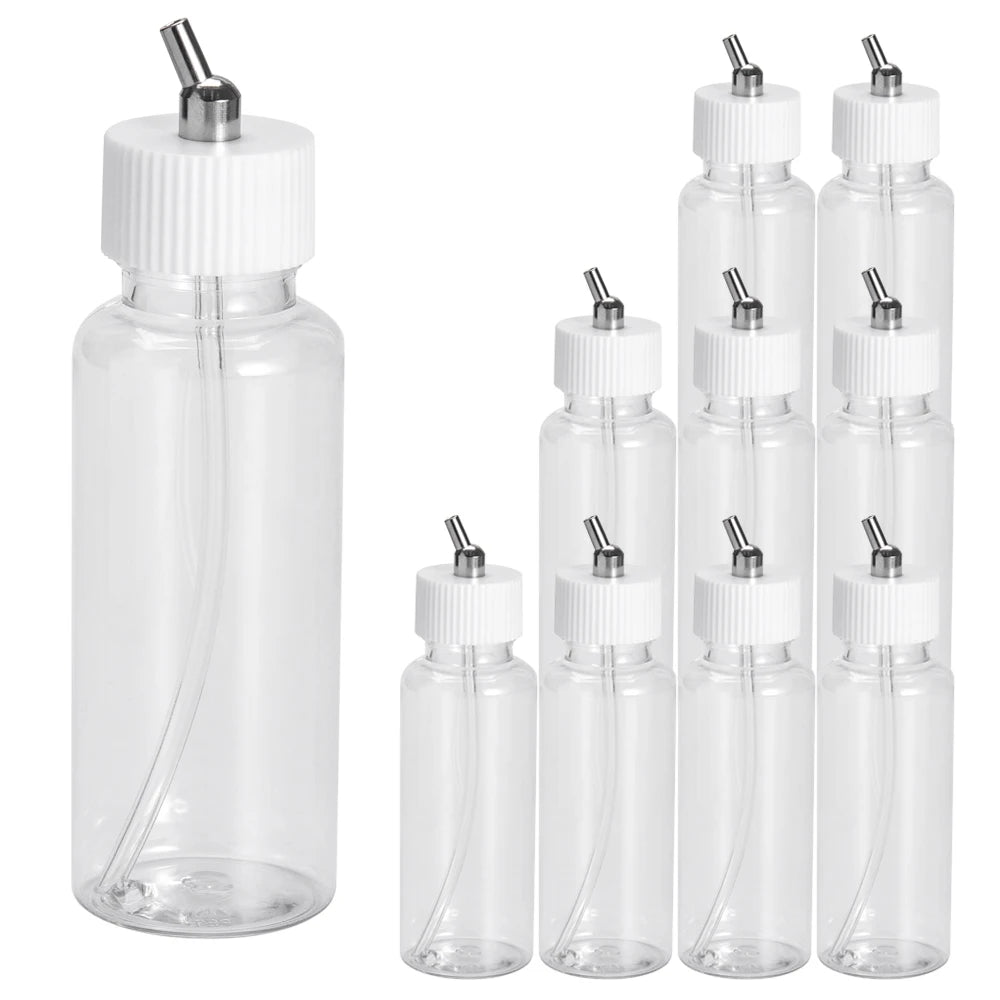 Airbrush Paint Cup Set 80cc Plastic Bottles