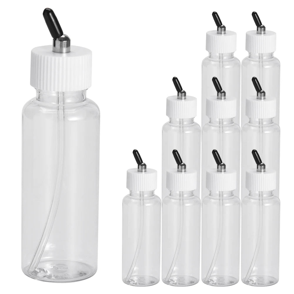 Airbrush Paint Cup Set 80cc Plastic Bottles
