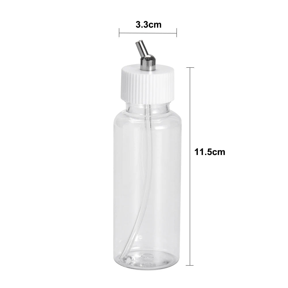 Airbrush Paint Cup Set 80cc Plastic Bottles
